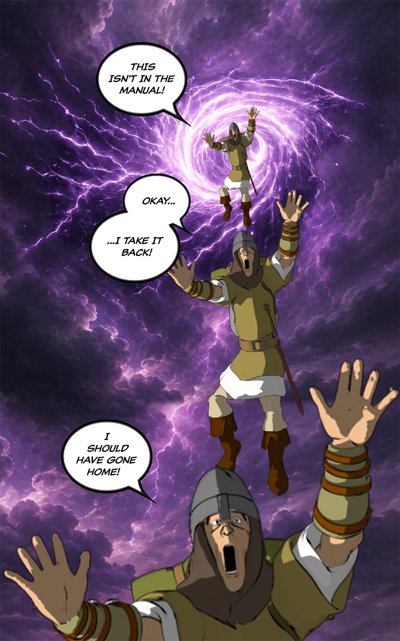 Fantasy vortex illustration